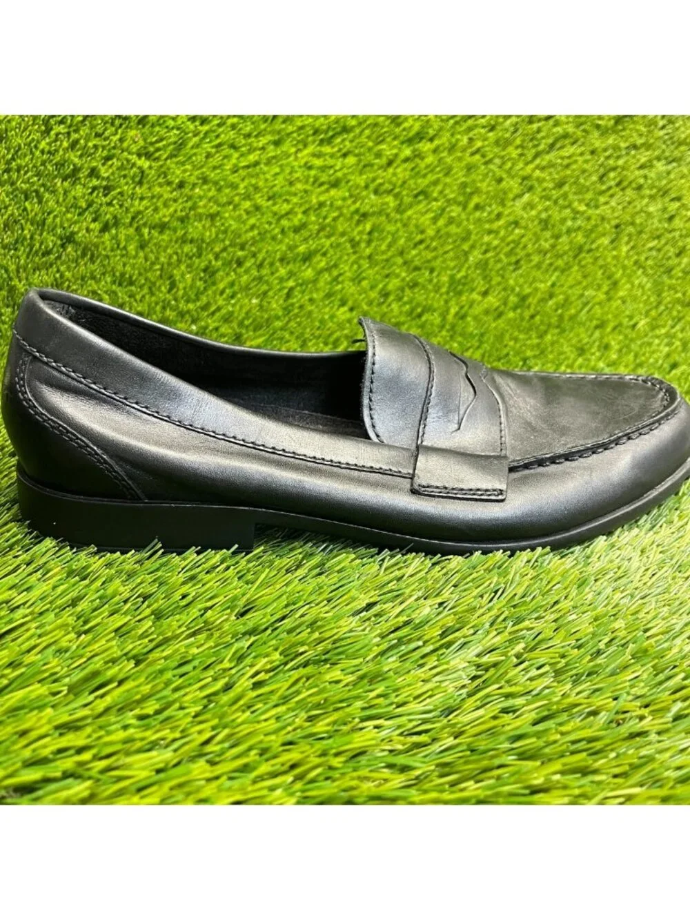 Rockport Walkability Mens Size 11 Black Classic Leather Penny Loafer Dress Shoes